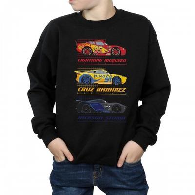 Boys Racer Profile Cotton Sweatshirt