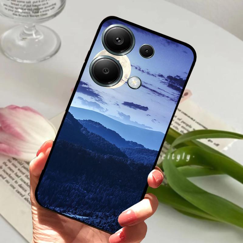 For Xiaomi Poco M6 Pro 4G Case PocoM6 Pro Shockproof Soft TPU Silicone Phone Cover For Poco M6 Pro 4G Funda Capa Cartoon Shells