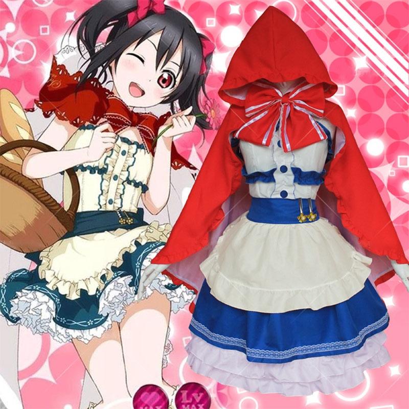 

Нико Литтл Язава Платье Красной Шапочки Аниме Love Live Сказочная История Косплей Костюмы