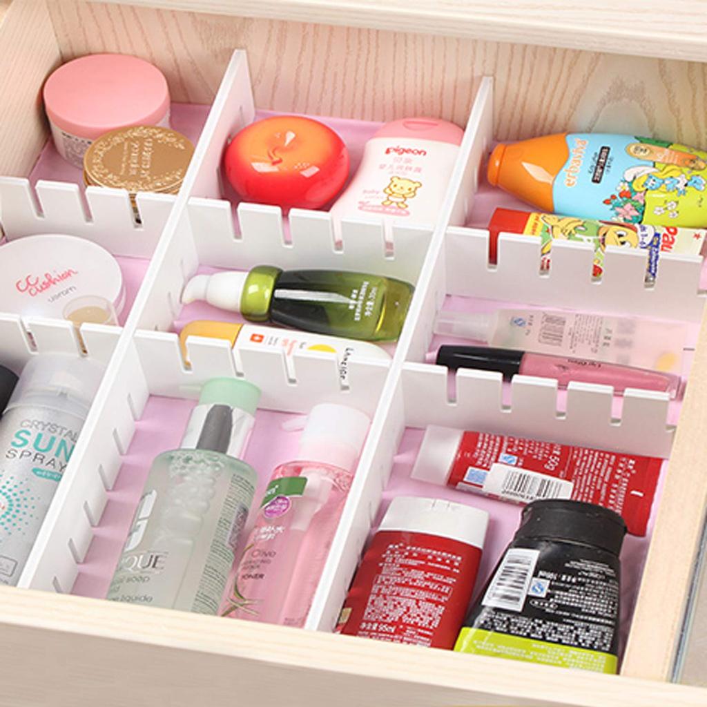 Astro Set of 32 x 7cm Cuttable for Drawer Storage and Dividers, 8, Approx. (5mm Thick), White, Organization, 711-12