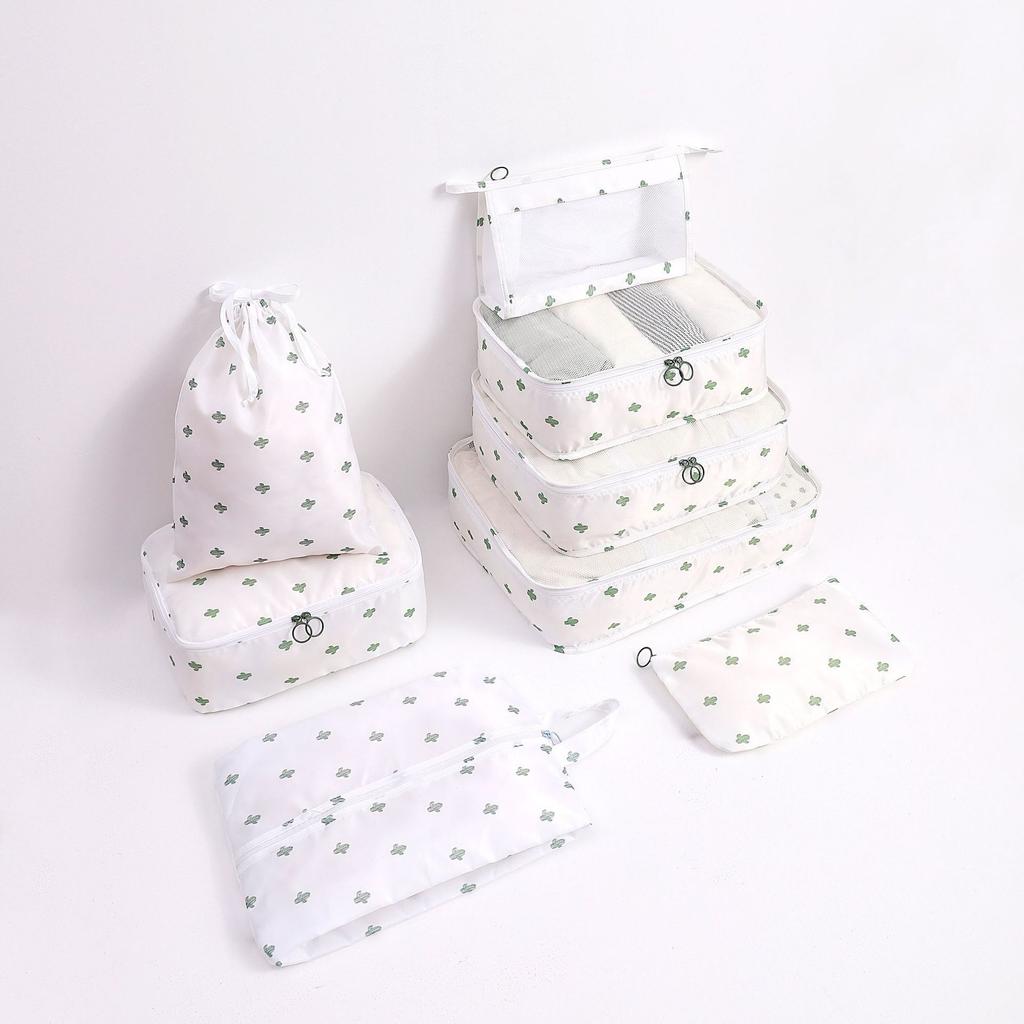 8-6 Pcs Travel Storage Bag Set, Clothing Organizer Packing Bags Suitcase Luggage Organizer Pouches