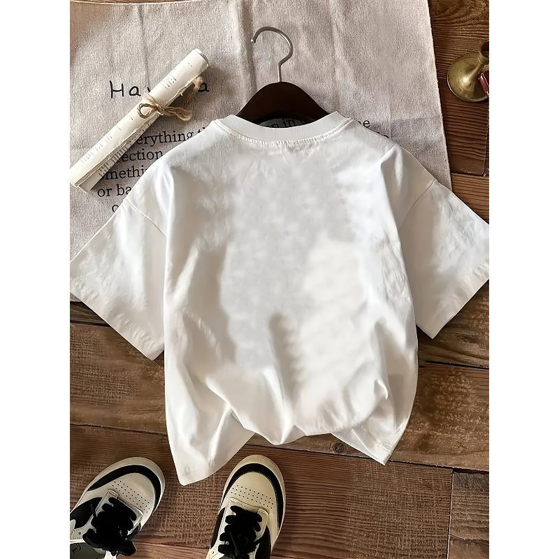 European Size European Size Women'S  Short Sleeve T-Shirt with Butterfly Print - Casual Round Neck Tee, Lightweight & Breathable for Spring/Summer