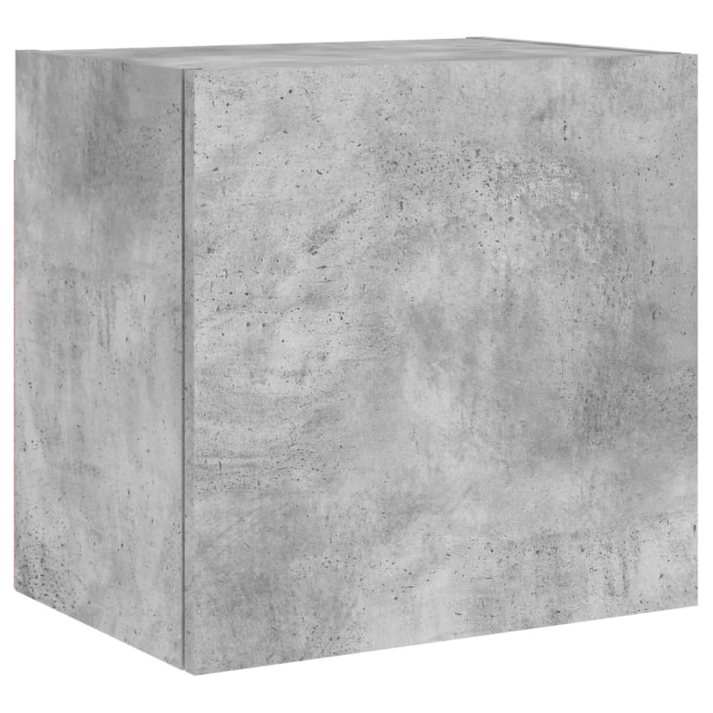 Vidaxl Ścienne Szafki Tv, 2 Szt., Szarość Betonu, 40,5X30X40 Cm