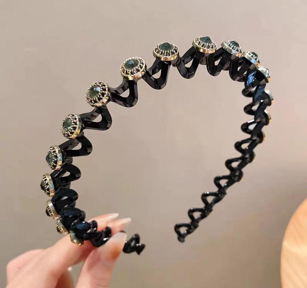 Broken Hair Organizer Lazy Person Hair Clip Broken Bangs Pearl Hairpin Wavy Headband Wash Face Fashion Trends