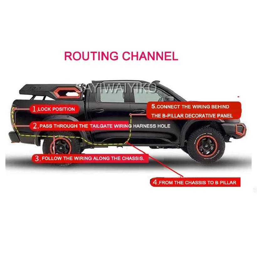 Für JAC T9 2025 T9 PHEV HUNTER 2024 2025 2026 Elektrische Sicherheits-Heckklappen-Sicherheitsverriegelung Autozubehör