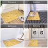 Street Hip-Hop Cheese Design Doormat Anti-Slip Entrance Kitchen Bath Floor Door Mat  Garden Carpet Rug