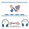 SIMOLIO Kids' Headphones with Shared Port, Microphone, and Volume Limiting for Kids, Boys, Girls, and Teens, Wired Headphones with 3.5mm Stereo Plug