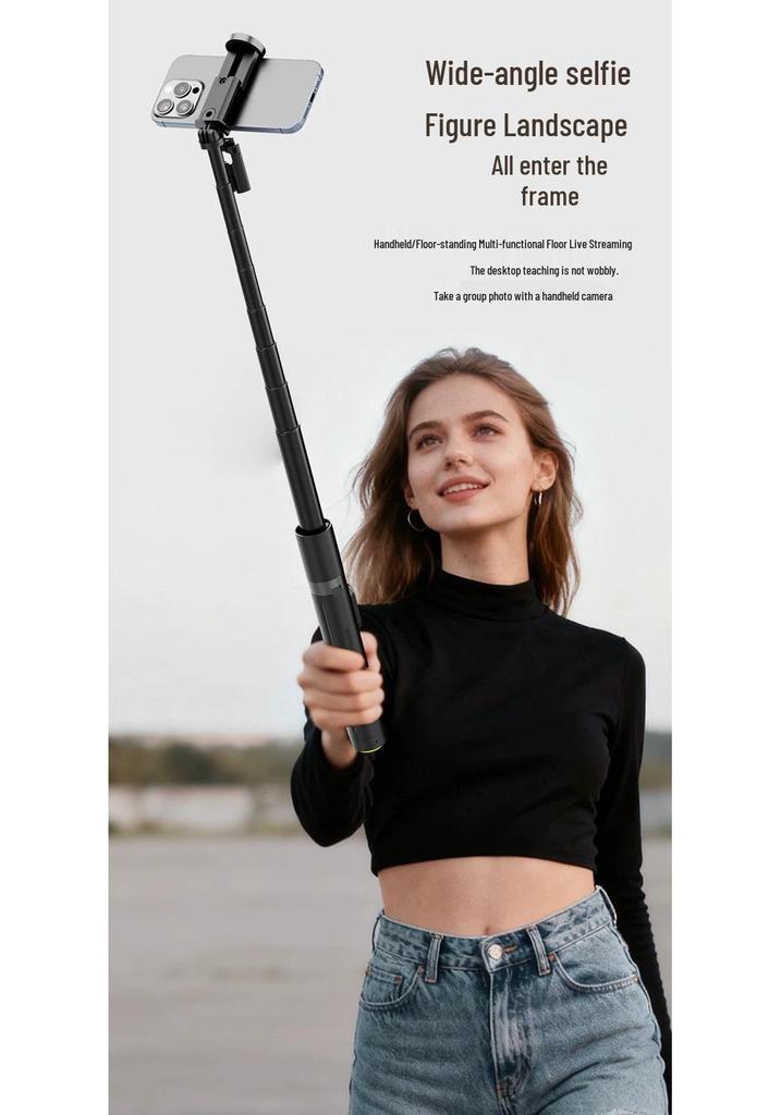 Y08 Integrated Auto-Pop-Up Selfie Stick & Tripod Holder