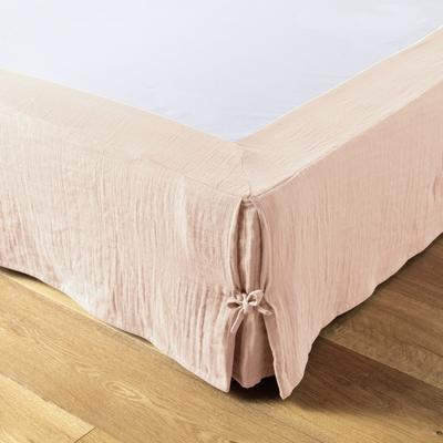 Box Spring Cover 140x190 Cm Marshmallow Cotton Gauze