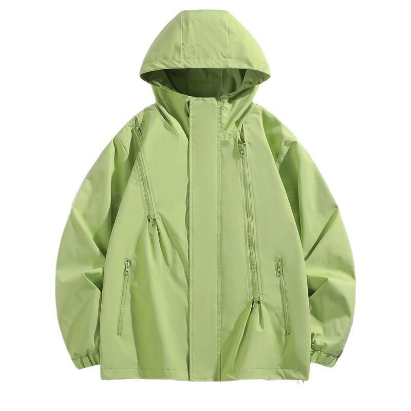 Mens Lightweight Windproof Waterproof Cycling Jacket Hooded Breathable Outdoor Sport Windbreaker