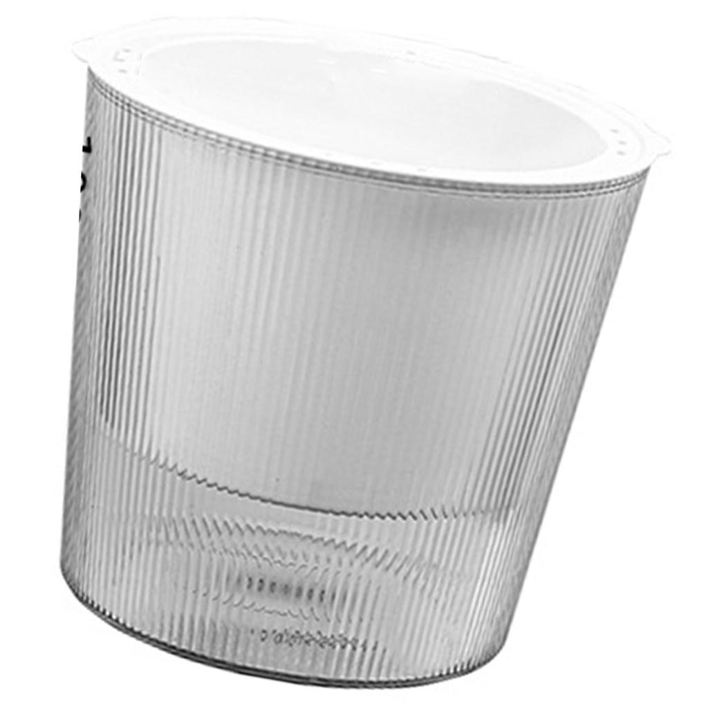 Self Absorbent Resin Flowerpot Imitation Glass Texture Transparent Flowerpot For Plants Spring Water Absorbing Seedling Pot