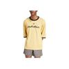 adidas Originals Fashion Graphic T-Shirt With Printed Letter Logo Men Tops Light-Yellow IT7463