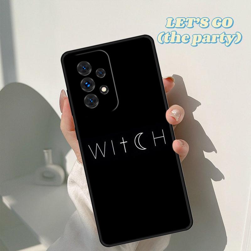 Halloween Moon Witch Horror phone case For Samsung Galaxy A42 A31 A40 A51 A71 A32 A80 A91 A52 A72 A20 A21S A50 A70 A11 A12 Cover
