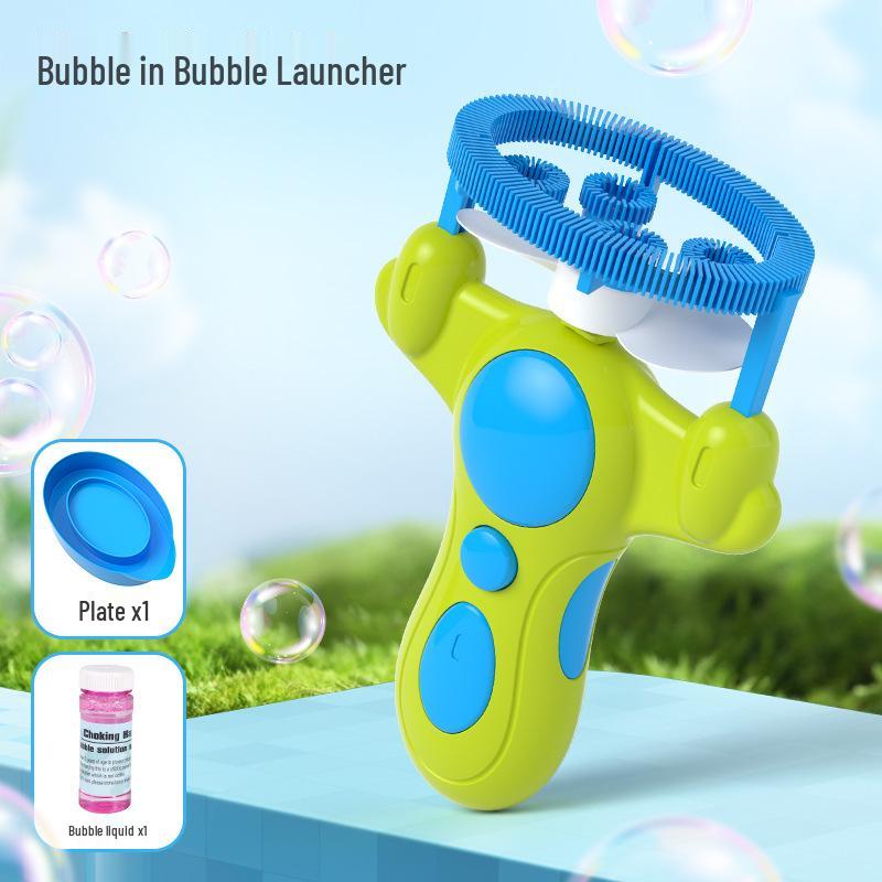 

Электрическая палочка для выдувания пузырей и вентилятор: Летняя игрушка для пускания пузырей на открытом воздухе для детей, создающая пузырь в пузыре и очень большие пузыри зелёный