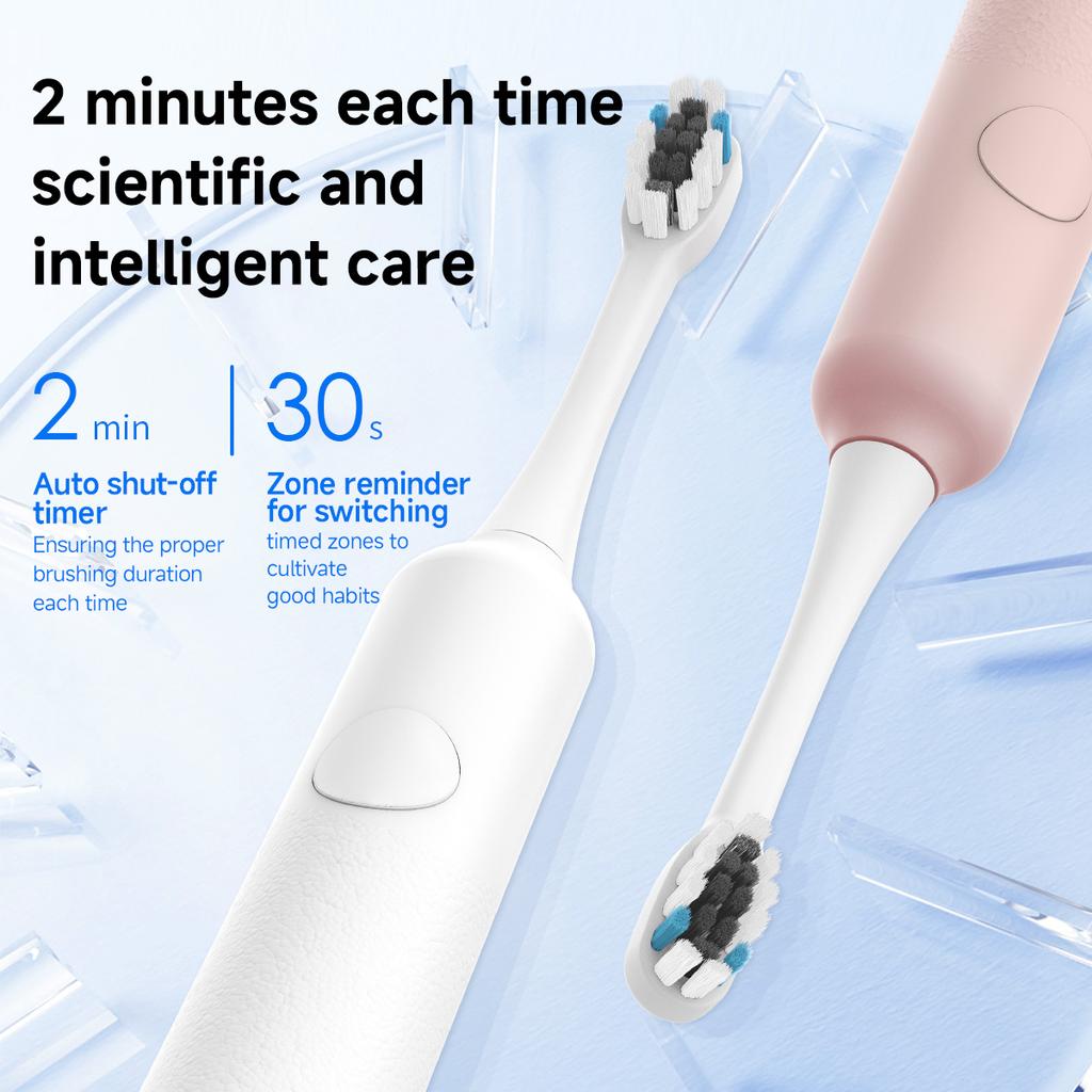 DOCO Sonic Electric Toothbrush Vibration Smart Tooth Brush Head USB Rechargeable IPX7 Waterproof  3-gear Mode