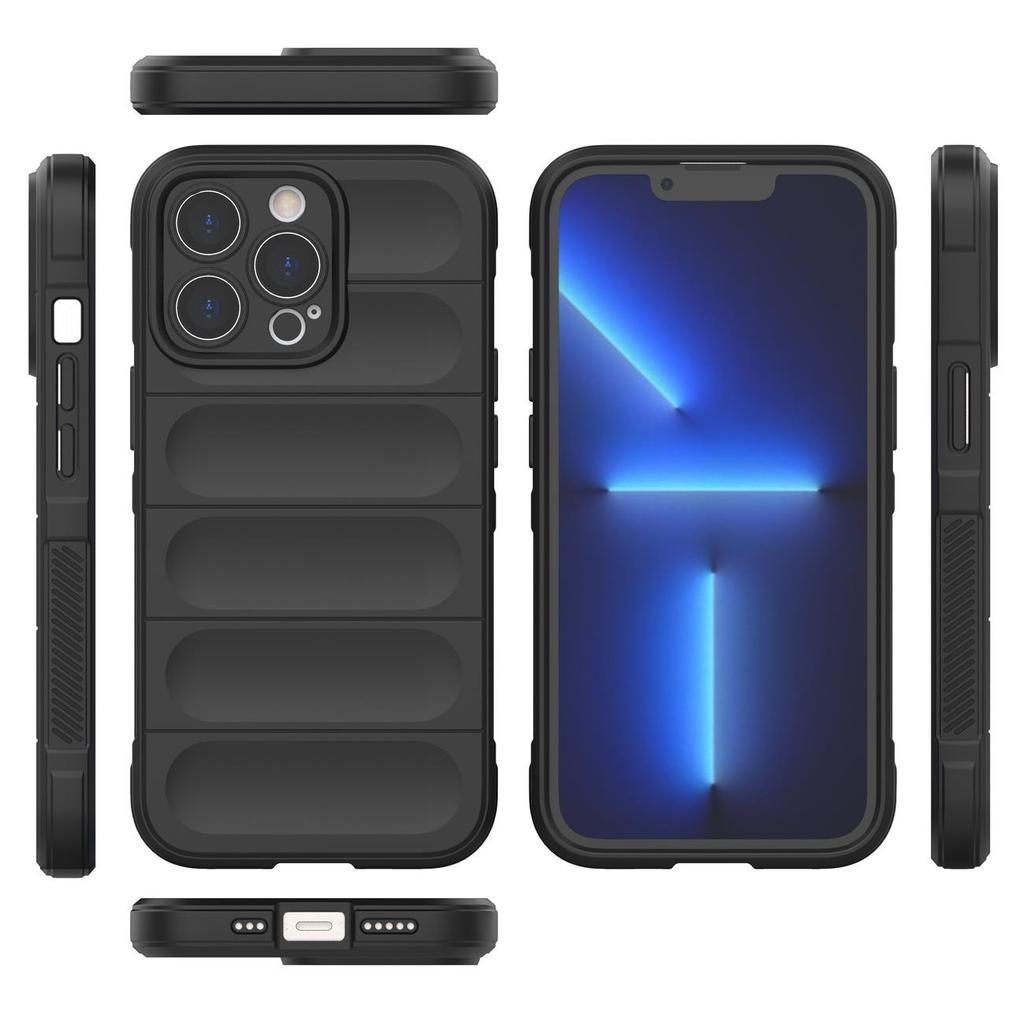 Navy Blue Magic Shield Rugged Flexible Case for iPhone 13 Pro Max