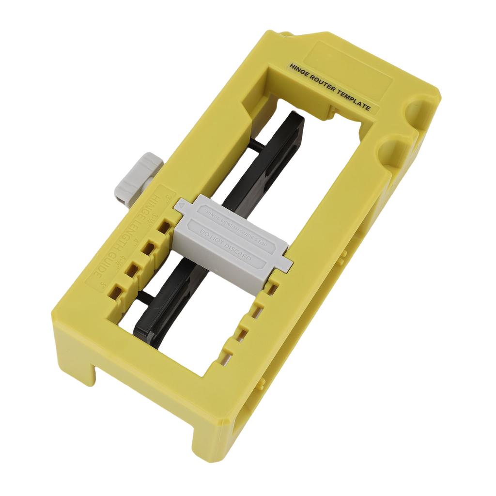 Door Hinge Jig Plastic Built In Depth Gauge Portable Door Hinge Router Template for Construction Site
