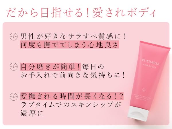 Love Cosmetics Pueraria Herbal Gel 250g Moisturizing Dry Skin Made In (Bust Japan)