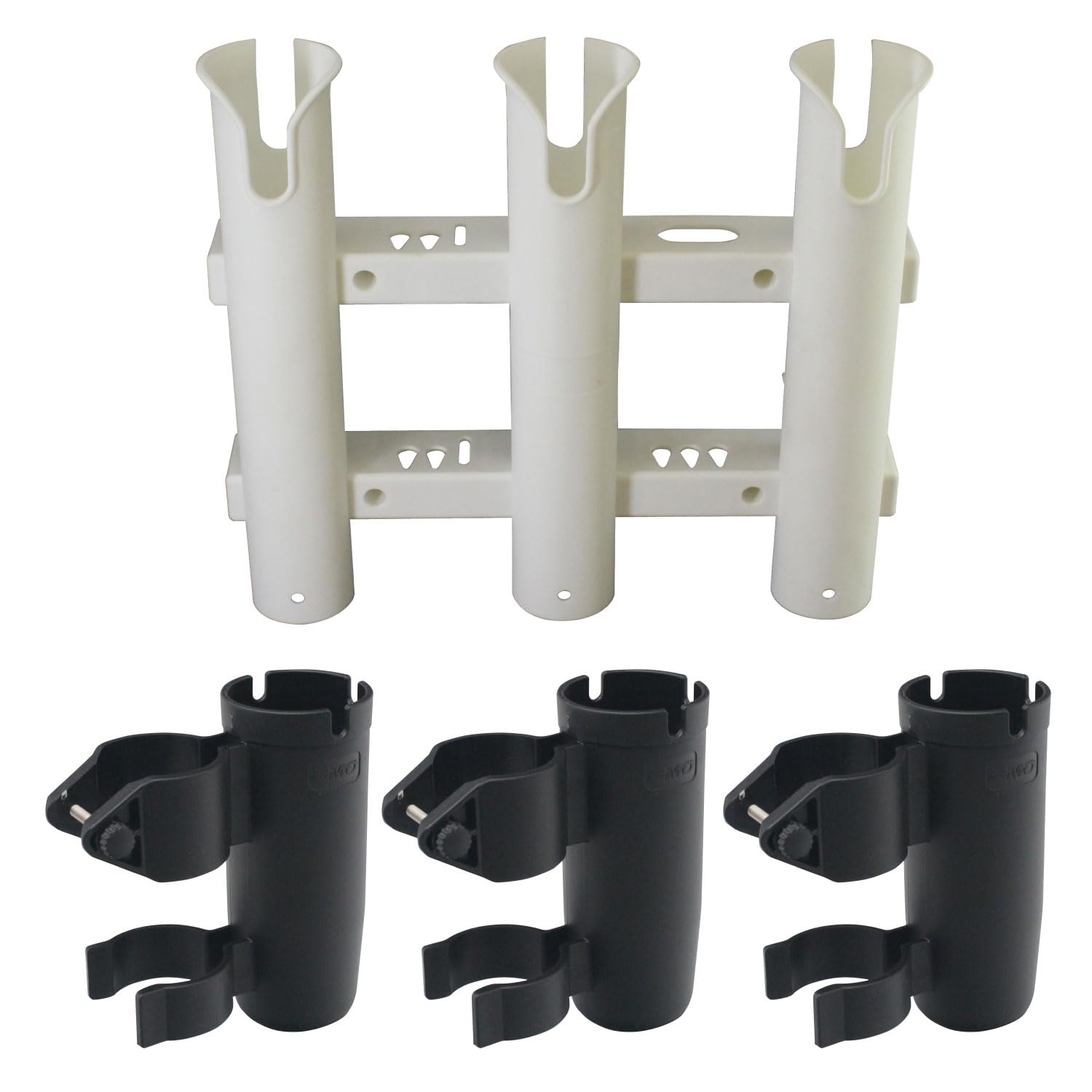 

BMO JAPAN Тройной держатель удилищ Держатель для джига Набор из 3 20A0043 20A0043 (Интегрированный) & (черный) [20A0024 20A0043]