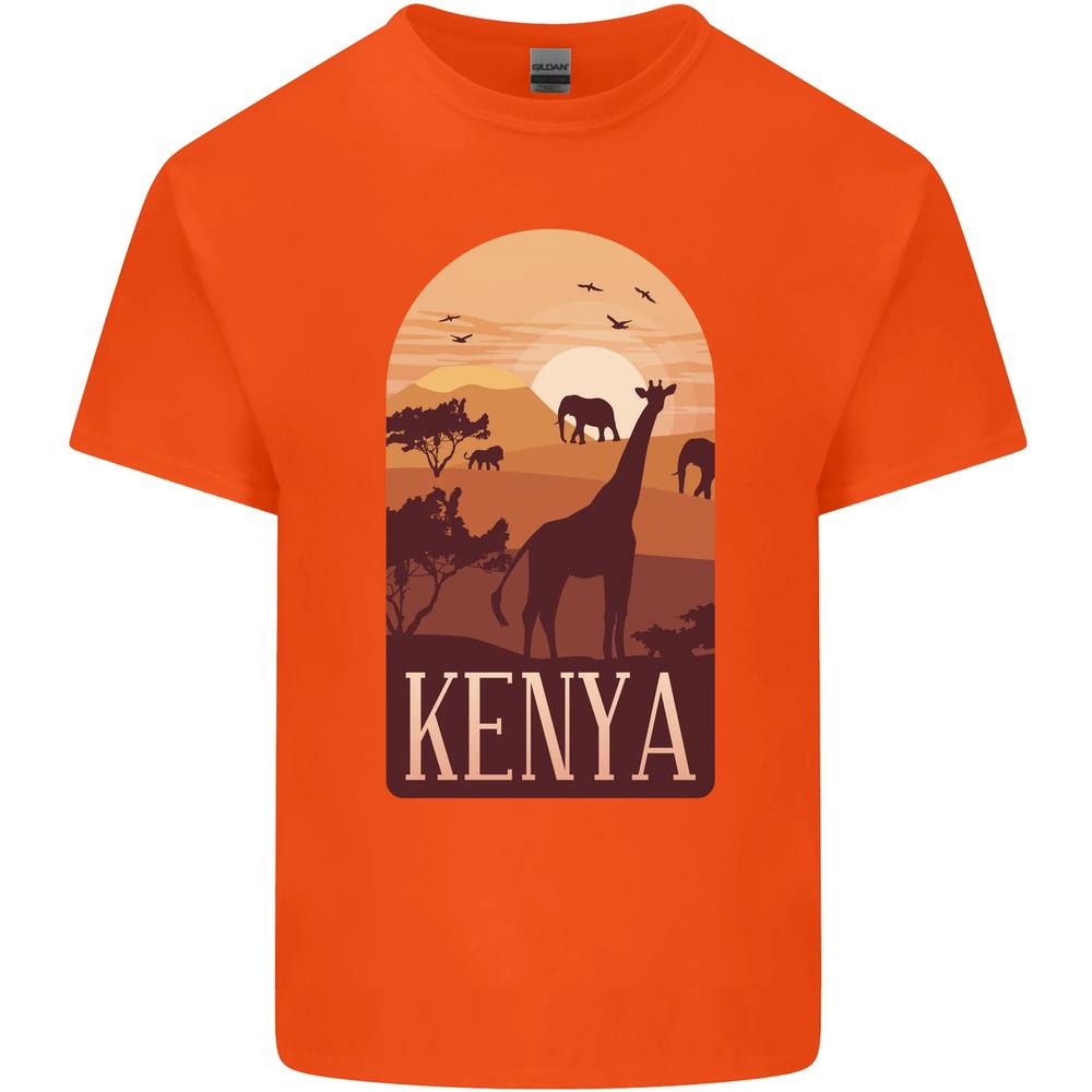 Kenya Safari Souvenir Unisexs Cotton TShirt Tee Top
