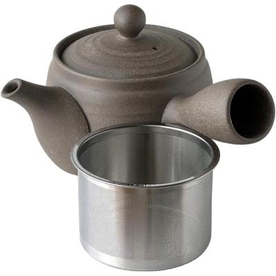 Tokoname Ware Teapot 360ml with Super Stainless Steel Tea Strainer - Made In Japan