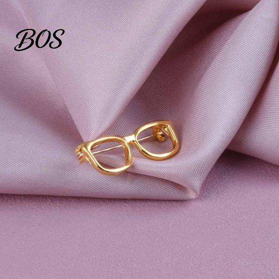 Elegant Clothing Embellishment Alloy Glasses Brooch for Men Women, Eyeglasses Shape Lapel Pin Pin, Decorative Accessory Suits Shirts Sweaters Jewelry