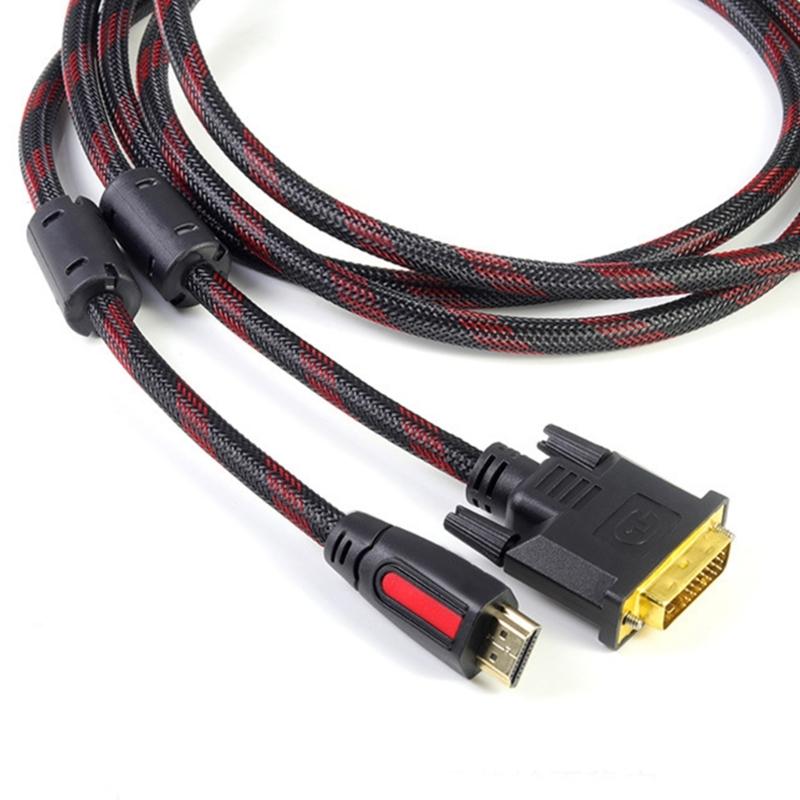 HDTV-compatible DVI Adapter Cable 4.92 Feet With HD4K Resolution & Signal Stability Durability