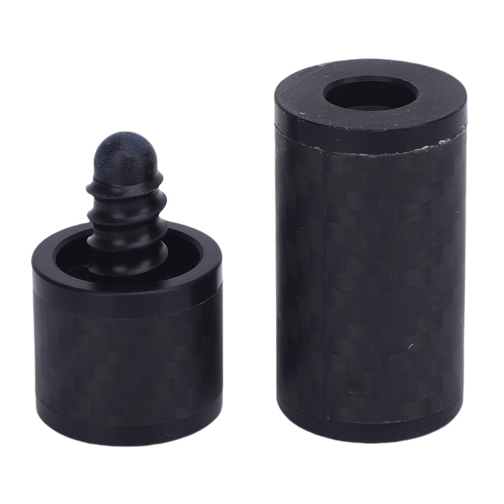 Pool Cue Joint Protector Carbon Fiber Billiard Cue Joint Protector Thread Cap for PREDATOR Radial