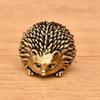 Brass Hedgehog Sculpture Miniature Animal Figurine Antique Metal Ornament Lucky Fengshuis Statue Desktop Decors Gift