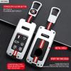Zinc Alloy+Silicone Car Key Case Cover For Volvo XC60 V60 S60 S80 XC70 V40 5 6 Buttons Remote Key Protection Holder Shell