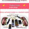 LED Light-Up Party Glasses for Stage Performances and Events