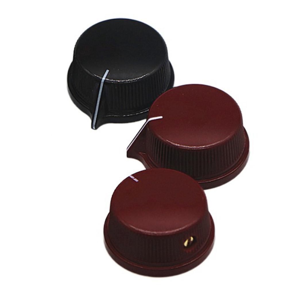 2Pcs 6.35mm Shafts Hole Guitar Effect Pedal Knobs Pointers Control Knobs Potentiometer Knobs Guitar Accessories