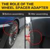 2Pieces 15/20/25/30mm 5x108 CB=60.1mm Aluminum Wheel Spacer Adapter 5 Lug Suitable for Universal Series M12x1.5