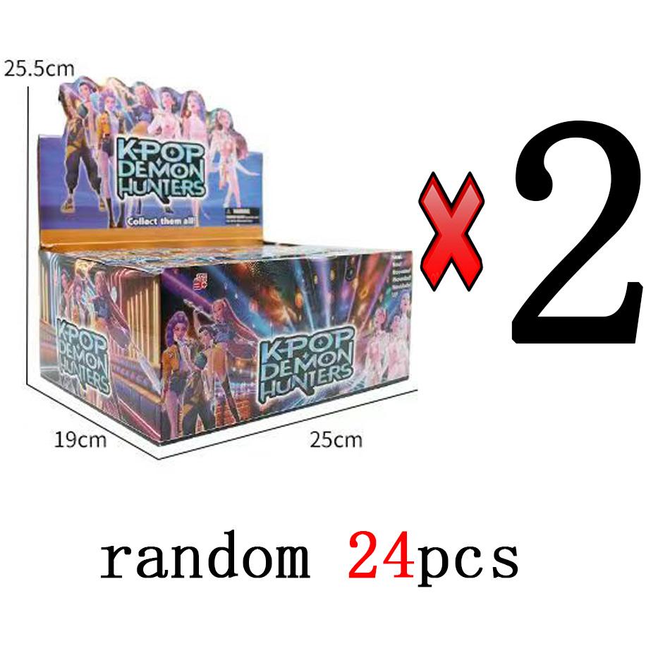 Anime Kpop Demon Hunters blind box Action Figure Toys Derpys Tiger Ranimeumi Mira Zoey Sussy Figurine Doll For Fans Gift