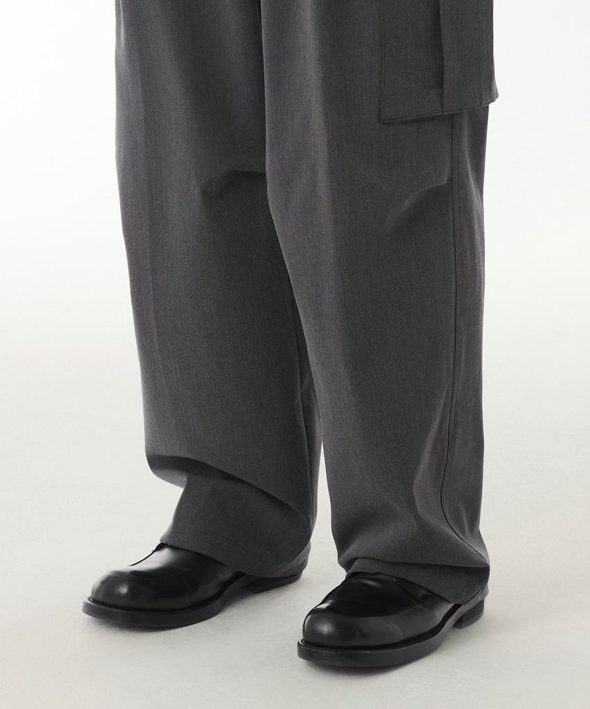 MUSINSA STANDARD Parachute Banding Cargo Slacks [Medium Gray]