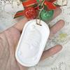 1pcSanta Claus Car Plaster Aromatherapy Car Interior Hanging Decoration Bathroom Bedroom Wardrobe Diffuser Stone Decorative Pend