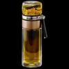 Yuzhou Portable Double-Layer Borosilicate Tea Infuser Bottle