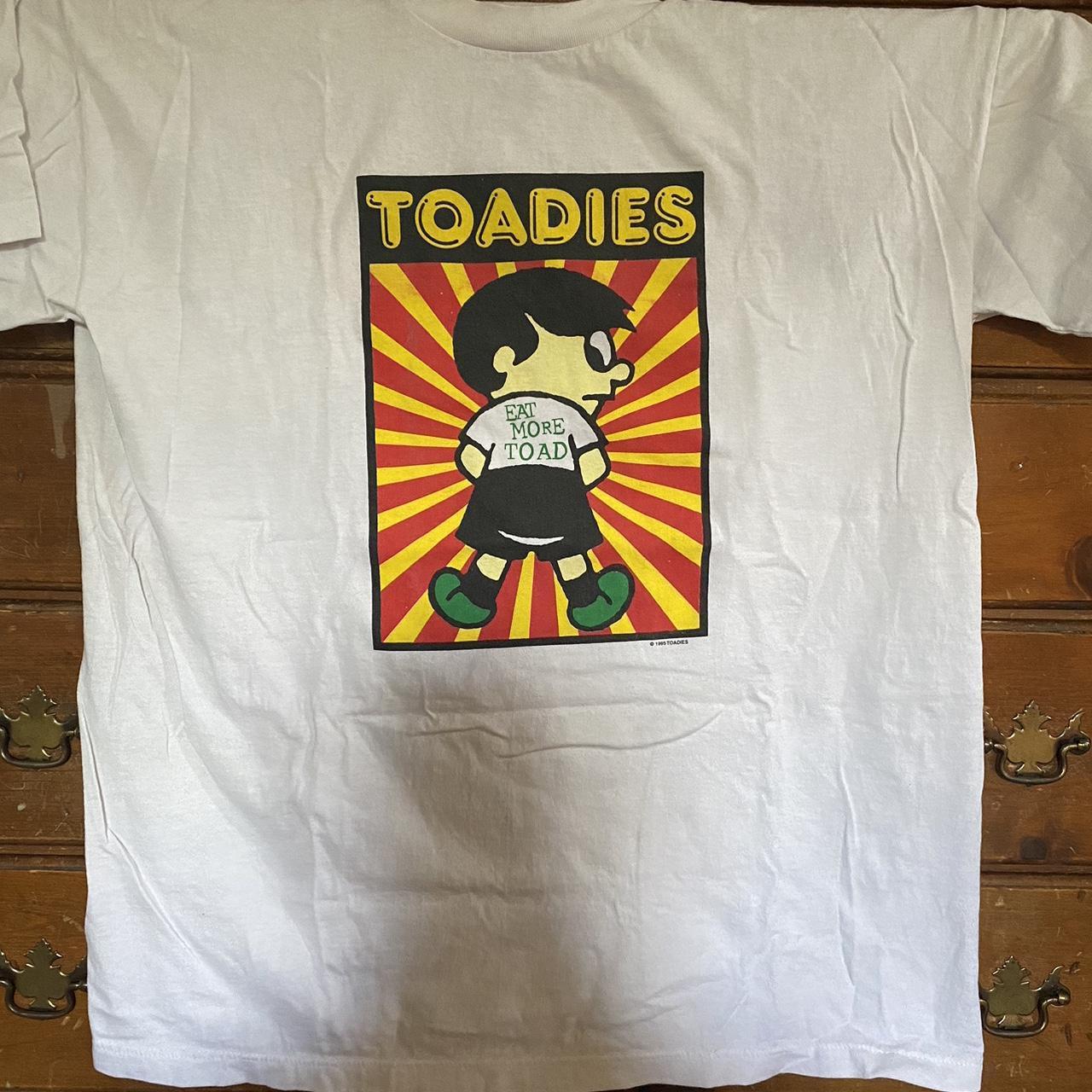 Toadies Tour Band Cotton Short Sleeve All Size S to 5XL White T-shirt M
