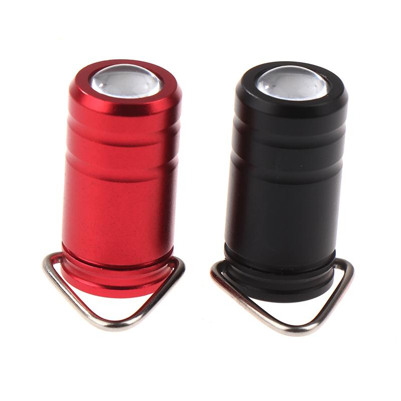 1Pc Mini Pocket Button Battery Led Flashlight Protable Bright Long Lifetime Waterproof Key Ring Gift Torch Outdoor Supplies