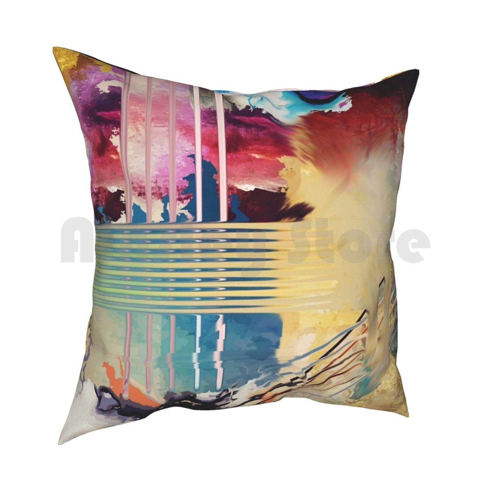 Quintessence Pillow Case Printed Home Soft Throw Pillow Vintage Art Pop Culture Home Green Tribal Paisley Colours Lines 30cmx30cm