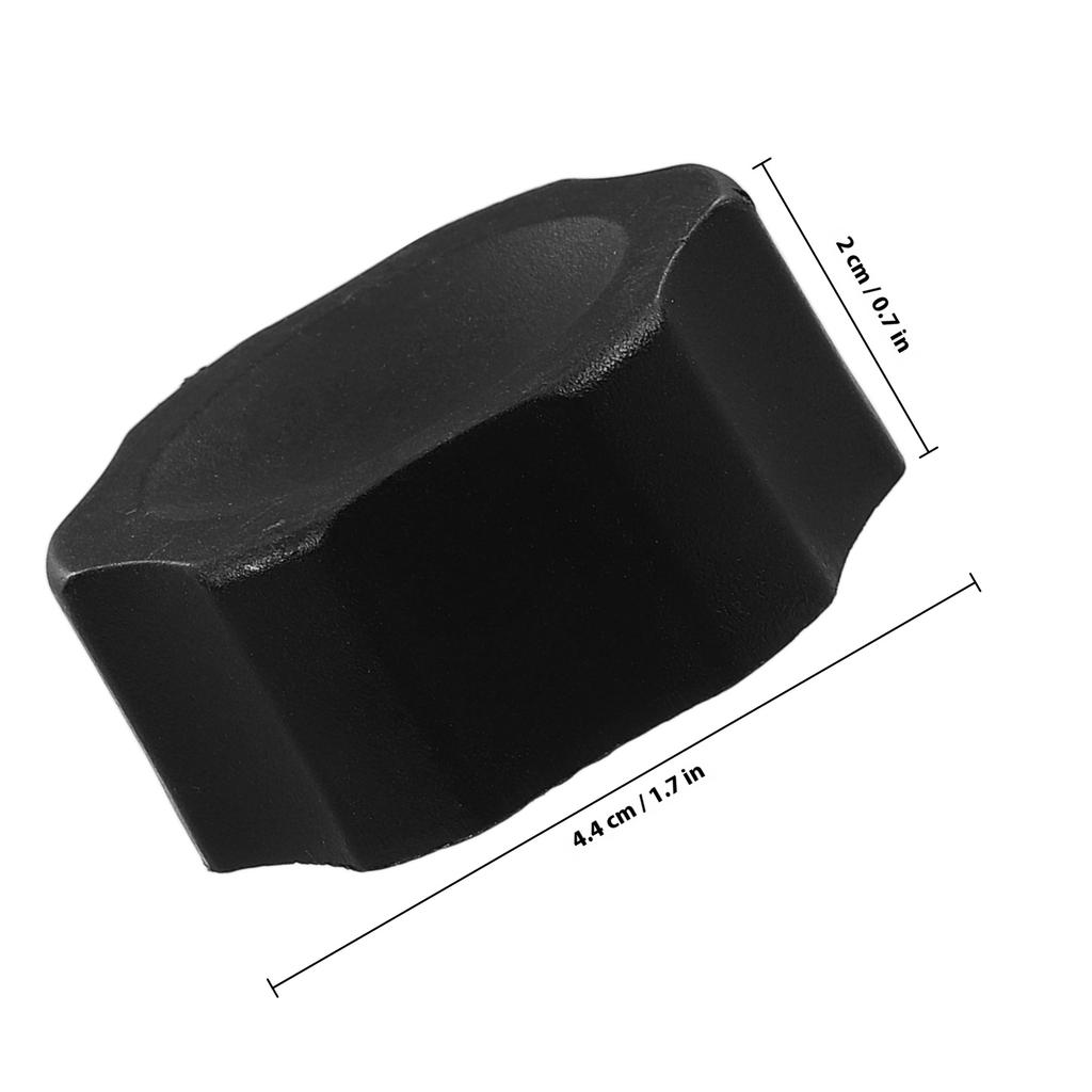 2Pcs Patio Umbrella Base Cover Drainage Holes Prevent Rust Water Accumulation Easy Install Durable 5cm Black Water Bottle Lids