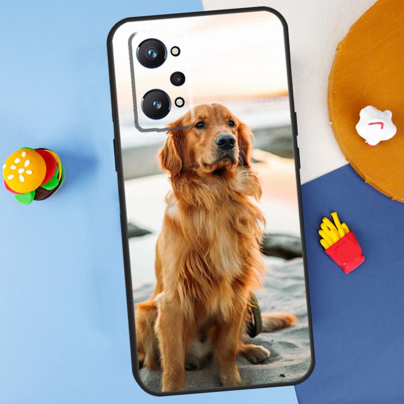 Golden Retriever Dog For Realme GT 6 6T 5 GT7 Pro C61 C75 C55 C51 C21Y C25S C67 C53 13 12 10 11 14 Pro Plus Case