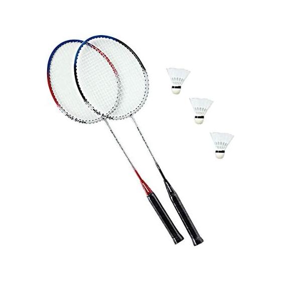 KAISER Badminton Set AST KW-590 Racket Shuttle with Case Leisure Family Sports