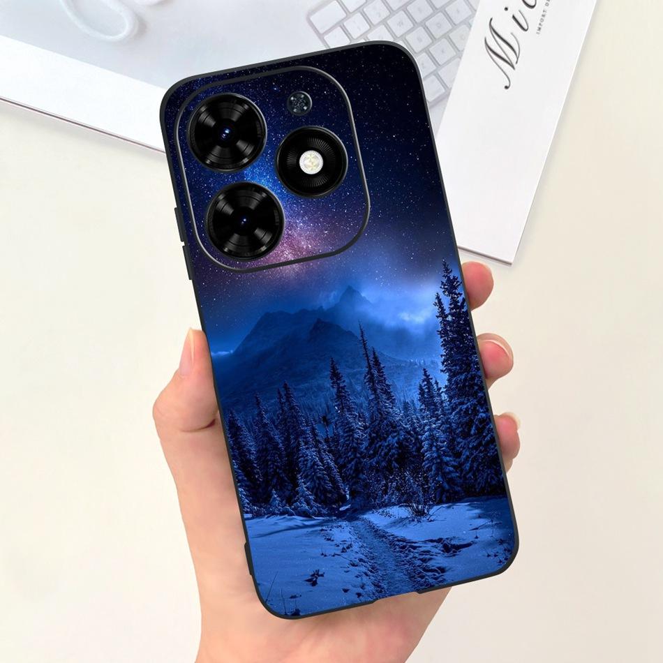 For Tecno Spark Go 2024 Case Cute Flower Love Pattern Candy Color Soft Silicon Slim Phone Back Cover For Spark Go (2024) BG6
