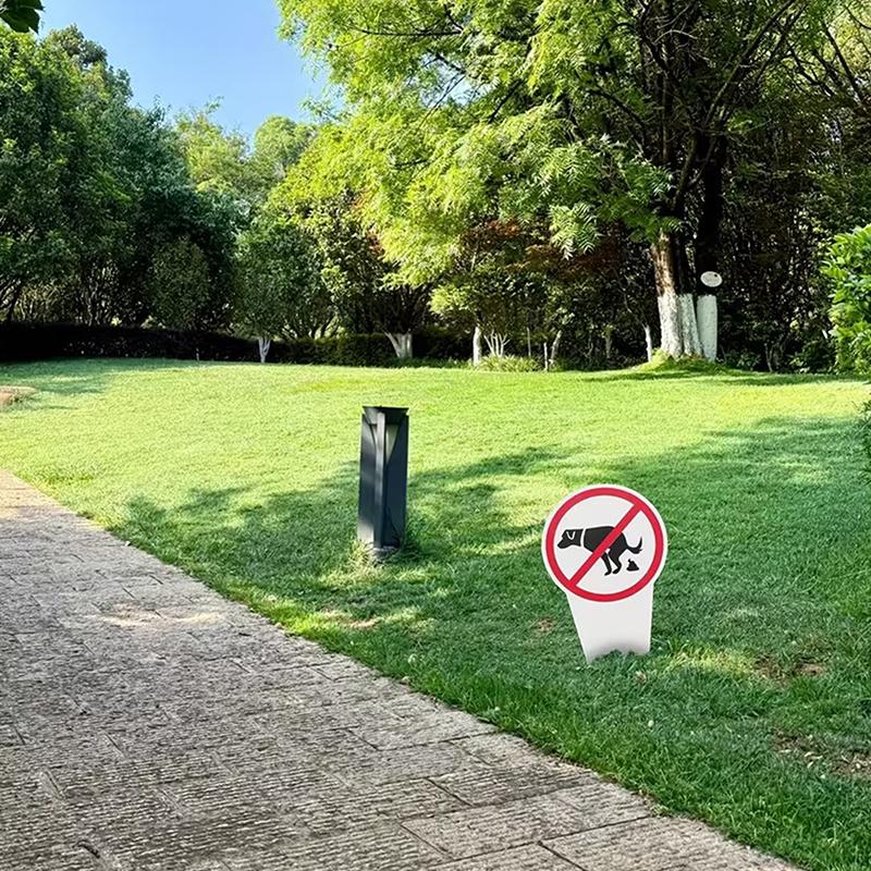 "Kein Hundekot" Warnschild – Wasserdichtes Außen-Gartenschild mit Pfahl, Haustierkot nicht erlaubt für saubere Gärten & Nachbarschaften