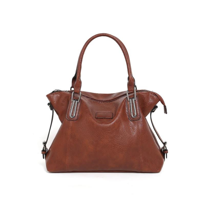 

Европейская и американская сумка высокого класса для работы и поездок для женщин, новая модная ретро студенческая сумка для занятий большой вместимости, сумка-тоут на одно плечо