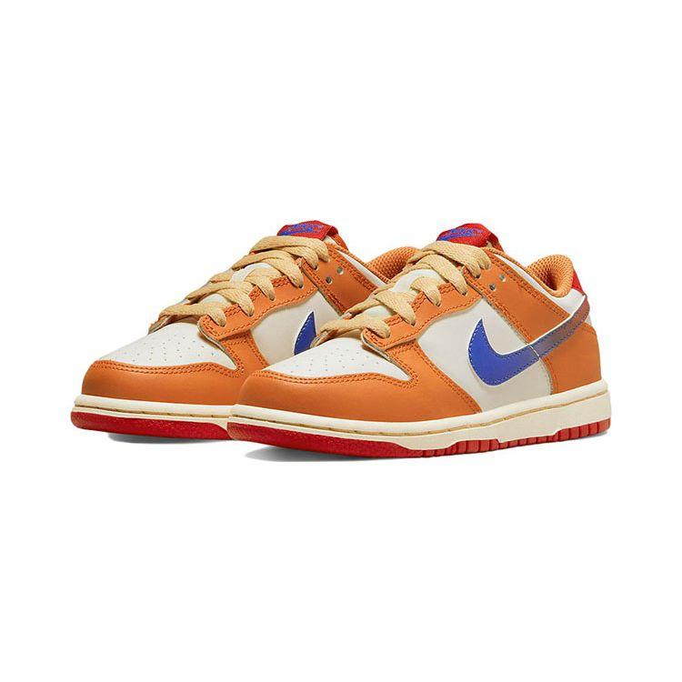 Nike Dunk Low PS Hot Curry Kids Sneakers Orange Sail University-Red DH9756-101