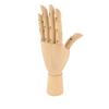 Hand Art Mannequin Figure Schima Wood Mannequin Left Hand for Sketching and Drawing