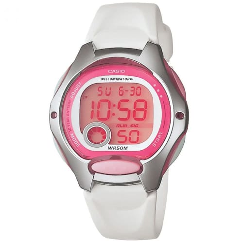 Casio LW-200-7AV Women's Watch with White Strap