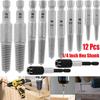 12Pcs/Set Hex Screw Extractors 6.35mm For Broken Screws